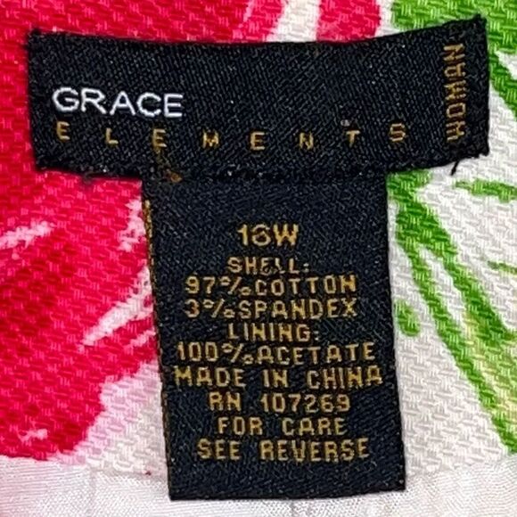 Grace Elements Woman Abstract Floral Blazer - Picture 3 of 8